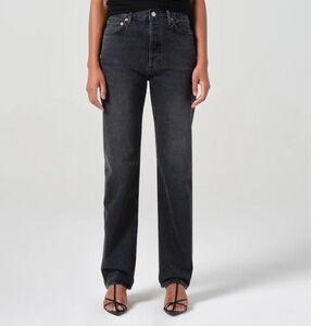 AGOLDE 90’s Pinch-waist - Size 28 - in Black Tea